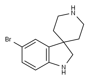 5-BROMOSPIRO[INDOLINE-3,4'-PIPERIDINE] Structure