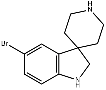 5-BROMOSPIRO[INDOLINE-3,4'-PIPERIDINE] Structure