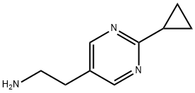 2-(2-cyclopropylpyriMidin-5-yl)ethanaMine Struktur