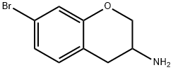 2H-1-BENZOPYRAN-3-AMINE,7-BROMO-3,4-DIHYDRO- Structure