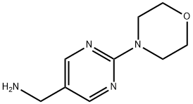 2-(吗啉-4-基)嘧啶-5-基]甲胺,944899-76-7,结构式