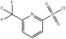6-(TRIFLUOROMETHYL)PYRIDINE-2-SULFONYL CHLORIDE Structure