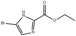 5-溴咪唑-2-甲酸乙酯 结构式