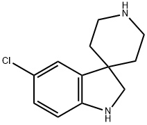 5-氯螺[吲哚啉-3,4'-哌啶] 结构式