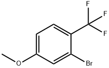 3-ブロモ-4-トリフルオロメチルアニソール 化学構造式