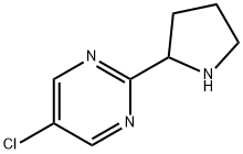 5-Chloro-2-(2-pyrrolidinyl)pyrimidine Struktur