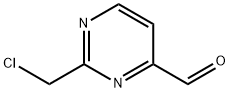2-(氯甲基)嘧啶-4-甲醛, 944901-34-2, 结构式