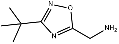 1-(3-tert-butyl-1,2,4-oxadiazol-5-yl)methanamine(SALTDATA: HCl) Struktur