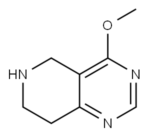 4-Methoxy-5H,6H,7H,8H-pyrido[4,3-d]pyrimidine,944902-70-9,结构式