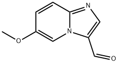 6-methoxyimidazo[1,2-a]pyridine-3-carbaldehyde Struktur
