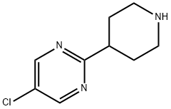 5-氯-2-(哌啶-4-基)嘧啶, 944903-10-0, 结构式