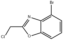4-BROMO-2-(CHLOROMETHYL)-1,3-BENZOXAZOLE Struktur