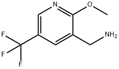 (2-甲氧基-5-(三氟甲基)吡啶-3-基)甲胺, 944904-64-7, 结构式