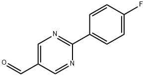 2-对氟苯基嘧啶-5-甲醛 结构式
