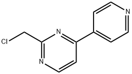 2-(chloroMethyl)-4-(pyridin-4-yl)pyriMidine Struktur