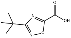 3-TERT-BUTYL-1,2,4-OXADIAZOLE-5-CARBOXYLIC ACID Struktur