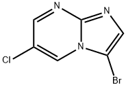3-溴-6-氯咪唑并[1,2-A]嘧啶 结构式