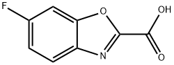 6-FLUORO-1,3-BENZOXAZOLE-2-CARBOXYLIC ACID 化学構造式