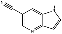 1H-吡咯并[3,2-B]吡啶-6-甲腈,944937-79-5,结构式