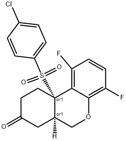 (6AR,10AS)-10A - ((4-氯苯基)磺酰基)-1,4-二氟 - 图6A,7,10,10 结构式