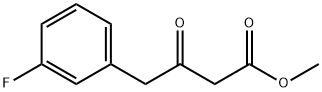 4-(3-氟苯基)-3-氧代丁酸甲酯 结构式