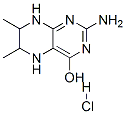 2-AMINO-6,7-DIMETHYL-4-HYDROXY-5,6,7,8-TETRAHYDROPTERIDINE MONOHYDROCHLORIDE Structure