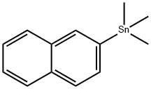 Trimethyl(2-naphthyl)stannane Structure