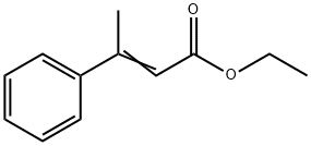 (E)-3-苯基-2-丁烯酸乙酯, 945-93-7, 结构式