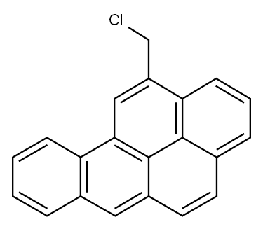12-chloromethylbenzo(a)pyrene Structure