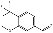 3-甲氧基-4-(三氟甲基)苯甲醛, 945003-38-3, 结构式