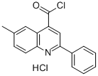 4-QUINOLINECARBONYL CHLORIDE,6-METHYL-2-PHENYL-,HYDROCHLORIDE (1:1) 结构式