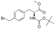 N-tert-butyloxycarbonyl-L-(p-broMoMethyl)phenylalanine Methyl ester 结构式