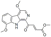 (E)-4-(4,8-Dimethoxy-9H-pyrido[3,4-b]indol-1-yl)-4-oxo-2-butenoic acid methyl ester Structure