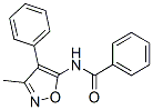 Benzamide,  N-(3-methyl-4-phenyl-5-isoxazolyl)- Structure