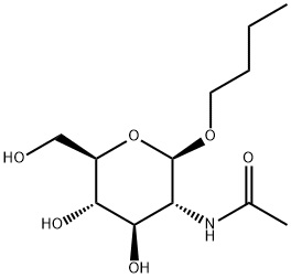 BUTYL 2-ACETAMIDO-2-DEOXY-BETA-D-GLUCOPYRANOSIDE Struktur