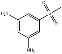 5-(Methylsulfonyl)benzene-1,3-diamine Struktur