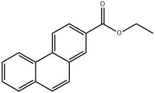2-Phenanthrenecarboxylic acid ethyl ester Struktur