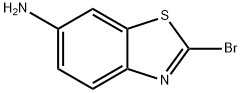 2-溴-6-氨基苯并噻唑, 945400-80-6, 结构式