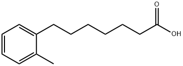 7-(o-tolyl)heptanoic acid Struktur