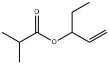 1-Penten-3-ol isobutyrate Structure