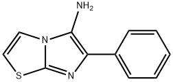 6-苯基咪唑并[2,1-B][1,3]噻唑-5-胺 结构式