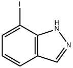 7-ヨード-1H-インダゾール 化学構造式