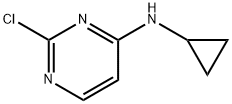 2-氯-N-环丙基-4-嘧啶胺, 945895-52-3, 结构式