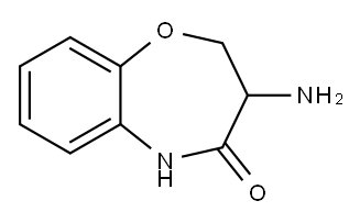 3-氨基-2,3-二氢[1,4]-苯并氮氧杂卓-4-酮, 94590-46-2, 结构式