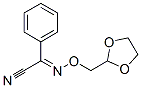 (2E)-2-(1,3-dioxolan-2-ylmethoxyimino)-2-phenyl-acetonitrile Struktur