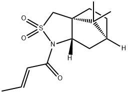 (N-巴豆酰)-(2S)-莰烷-10,2-磺内酰胺,94594-81-7,结构式