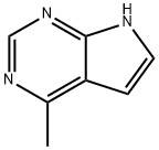 4-メチル-7H-ピロロ[2,3-D]ピリミジン 化学構造式