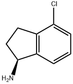 (1S)-4-氯-2,3-二氢-1H-茚-1-胺, 945950-80-1, 结构式