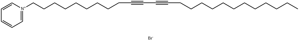 1-(10,12-PENTACOSADIYNYL)PYRIDINIUM BROMIDE Structure