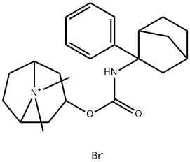 endo-8,8-dimethyl-3-[[[(2-phenylbicyclo[2.2.1]hept-2-yl)amino]carbonyl]oxy]-8-azoniabicyclo[3.2.1]octane bromide|